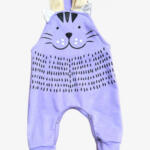 OVEROL GATO LILA