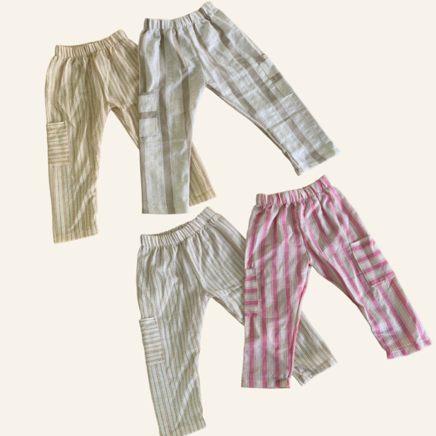 JOGGERS EN LINO SET X 2