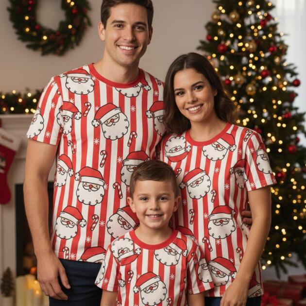 CAMISETA PAPÁ NOEL ADULTO PRE VENTA
