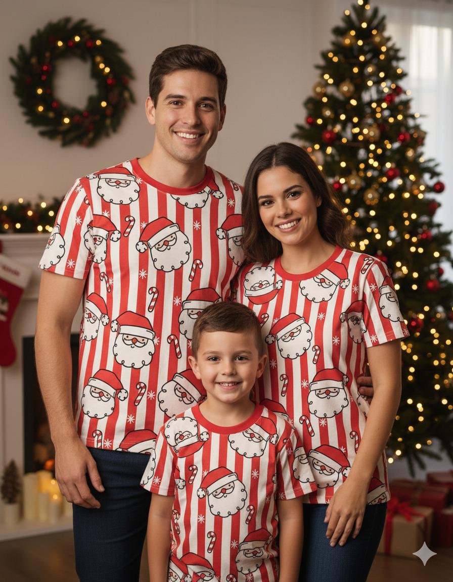 CAMISETA PAPÁ NOEL ADULTO PRE VENTA